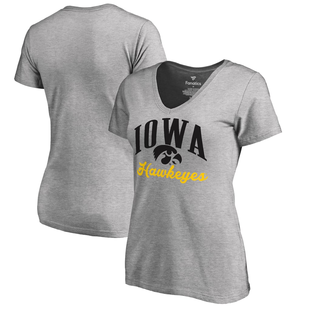 Iowa Hawkeyes Women's Victory Script T-Shirt - Ash