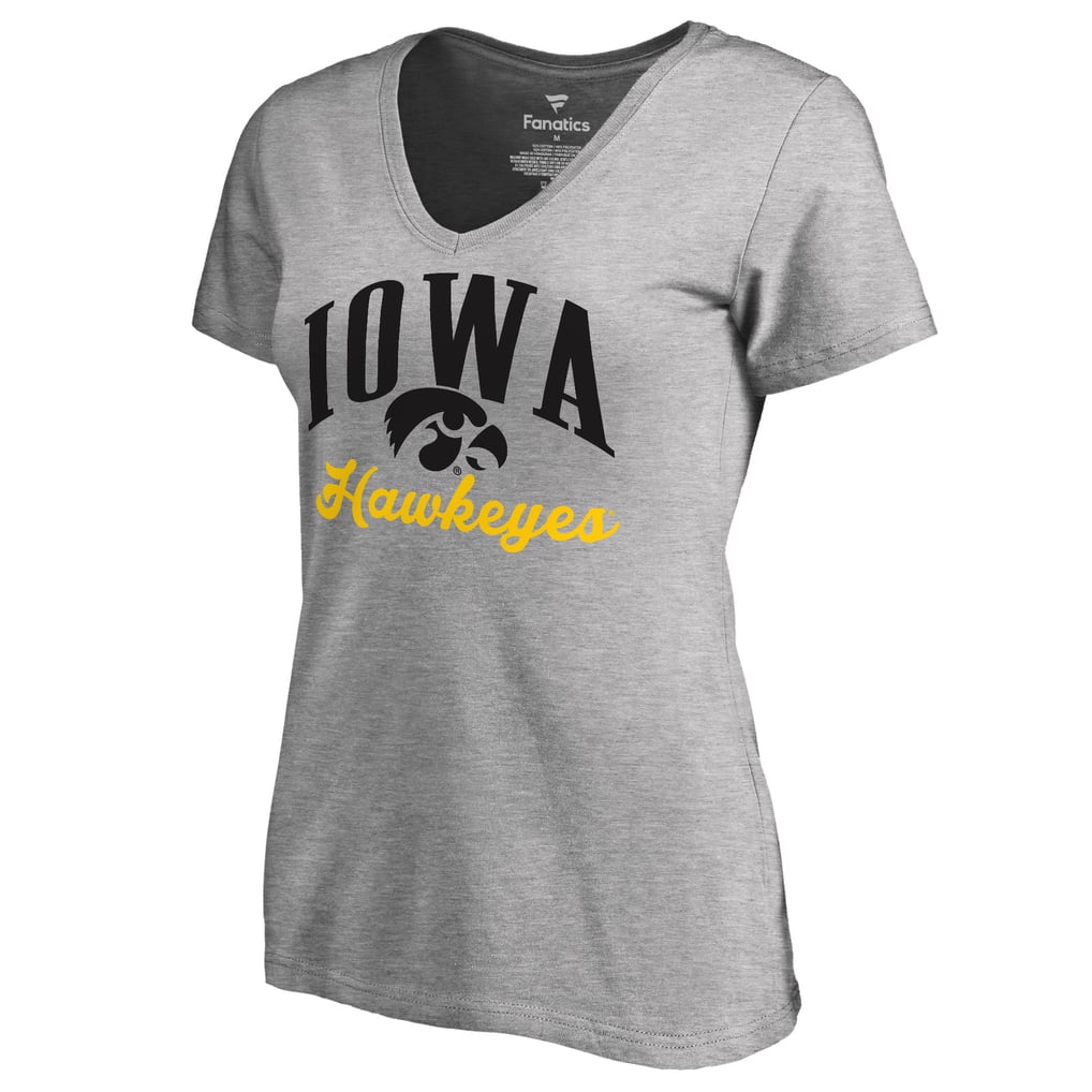 Iowa Hawkeyes Women's Victory Script T-Shirt - Ash
