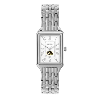 Iowa Hawkeyes Fossil Women's Raquel Three-Hand Date Stainless Steel Watch