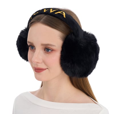 Iowa Hawkeyes ZooZatz Fluffy Earmuffs