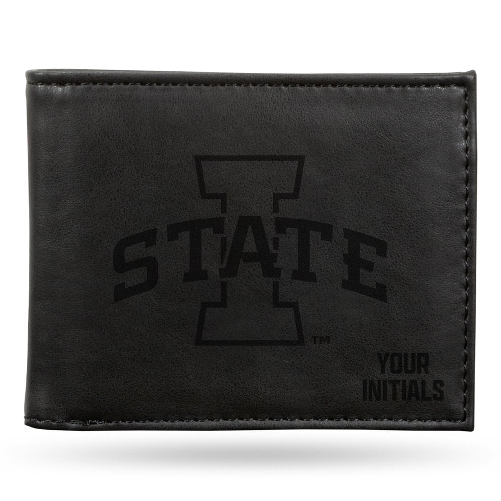 Iowa State Cyclones Personalized Billfold Wallet - Black
