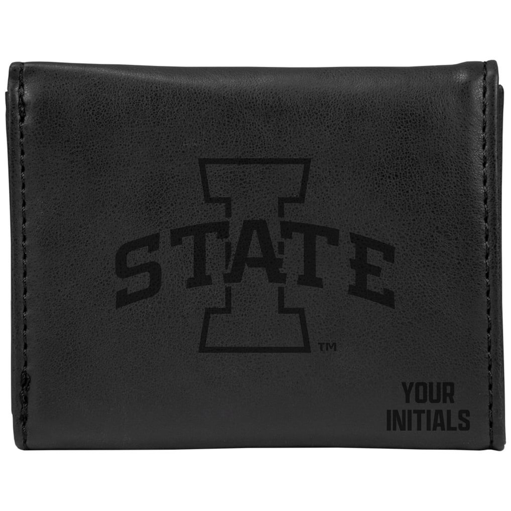 Iowa State Cyclones Personalized Trifold Wallet - Black