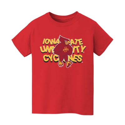 Iowa State Cyclones Vive La Fete Infant Mascot & Name T-Shirt - Red