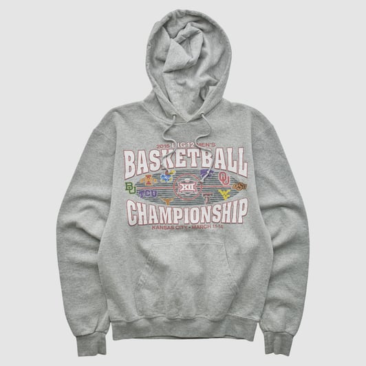 Iowa State Cyclones Champion 2015 Hooded Pullover Sweatshirt - Heather Gray - XS by Fanatics Real Vintage
