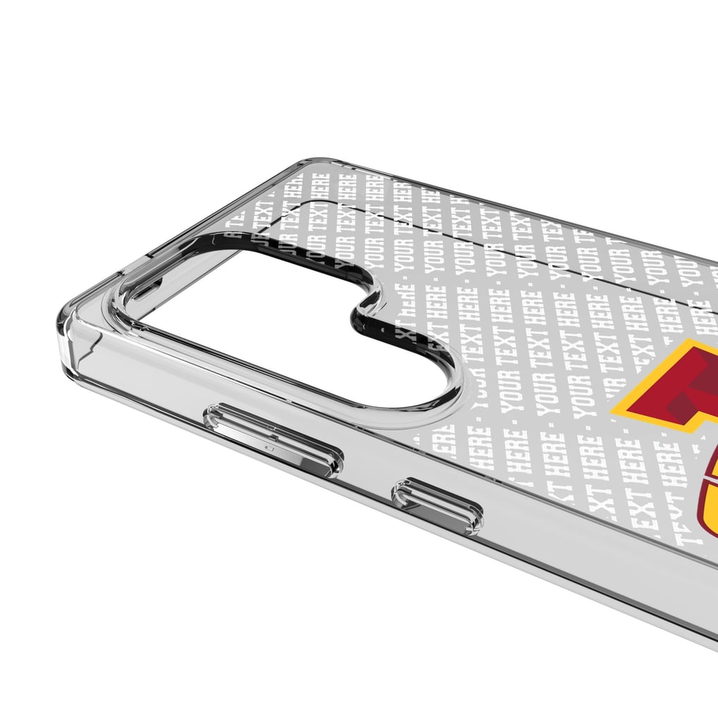 Iowa State Cyclones Galaxy Endzone Personalized Clear Case