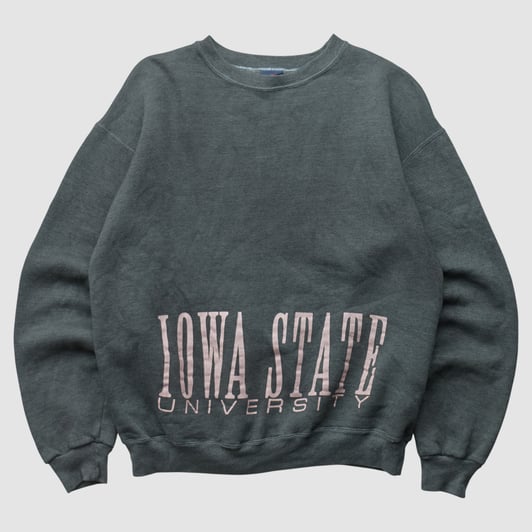 Iowa State Cyclones Jansport 90s Pullover Sweatshirt - Dark Heather Gray - S by Fanatics Real Vintage