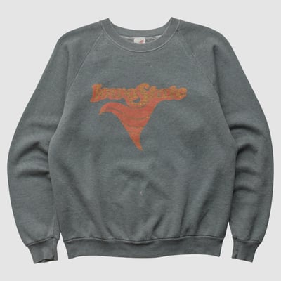 Iowa State Cyclones Jerzees 80s Pullover Sweatshirt - Dark Heather Gray - S by Fanatics Real Vintage