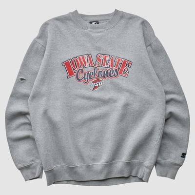 Iowa State Cyclones Starter 2000s Pullover Sweatshirt - Gray - M by Fanatics Real Vintage