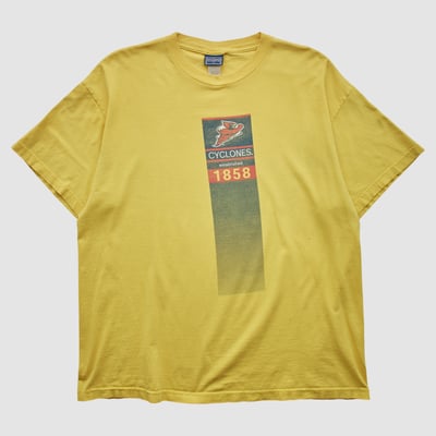 Iowa State Cyclones Team Edition Apparel 2000s T-shirt - Yellow - XL by Fanatics Real Vintage