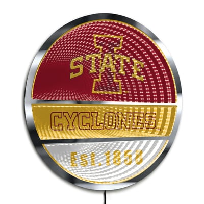 Iowa State Cyclones Three-Cell Circular Infinity Light