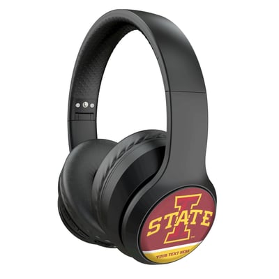 Iowa State Cyclones Keyscaper Personalized Endzone Solid Wireless Bluetooth Headphones With Case