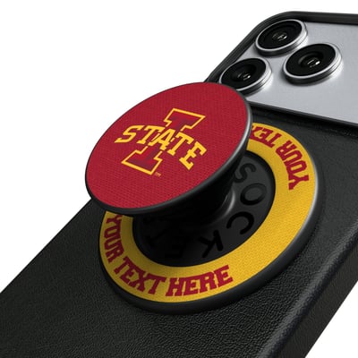 Iowa State Cyclones Keyscaper Personalized PopSockets Magnetic Phone Grip & Stand