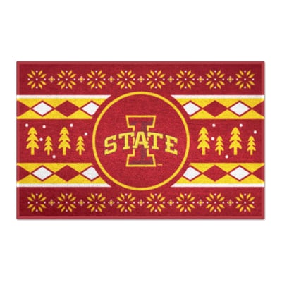 Iowa State Cyclones Logo Brands 19" x 30" Holiday Sweater Starter Mat