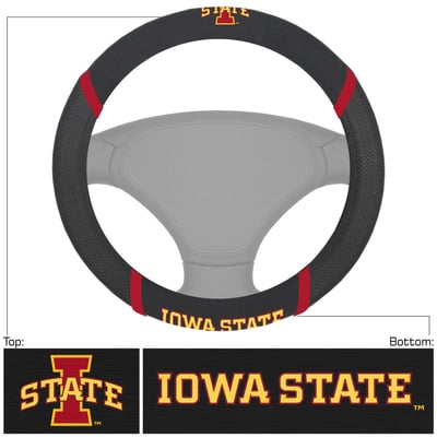 Iowa State Cyclones Logo Brands Steering Wheel Cover