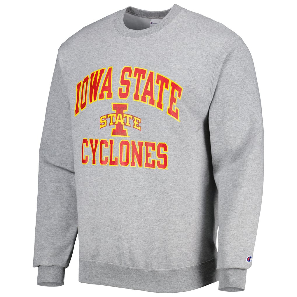 Iowa State Cyclones Champion High Motor Pullover Sweatshirt - Heather Gray