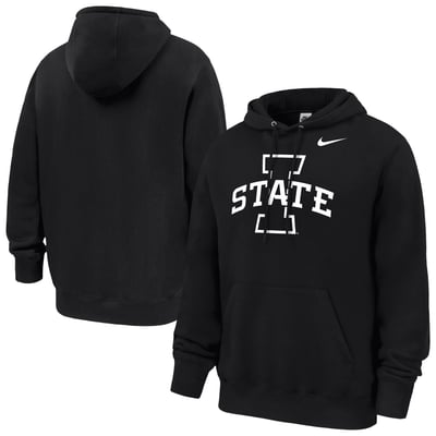 Iowa State Cyclones Nike Club Fleece Hoodie - Black