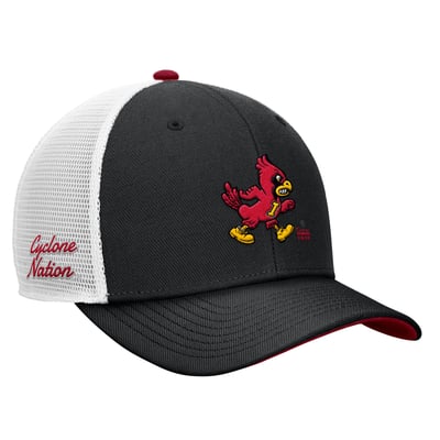 Iowa State Cyclones Nike Legacy Mascot Adjustable Trucker Hat - Black