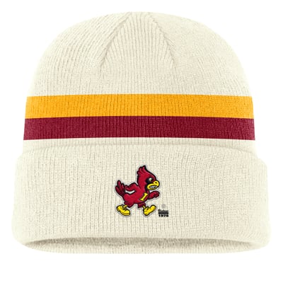 Iowa State Cyclones Nike Legacy Lettered Cuffed Knit Hat - Cream