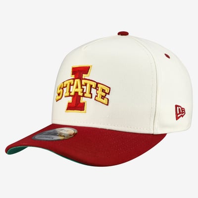 Iowa State Cyclones New Era Unisex 9FIFTY A-Frame Snapback Hat - White/Cardinal