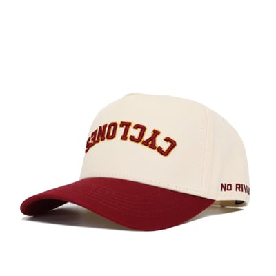 Iowa State Cyclones No Rivals Unisex Upside Down Classic Colors Adjustable Hat - Natural/Cardinal