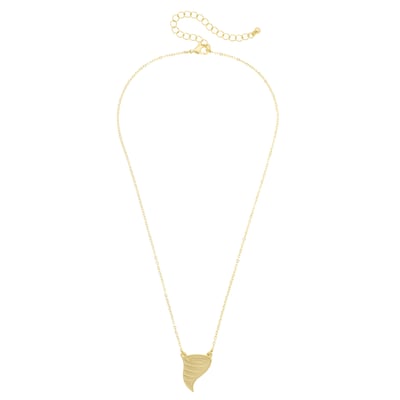Iowa State Cyclones CANVAS Style Women's 24K Gold-Plated Stamped Necklace