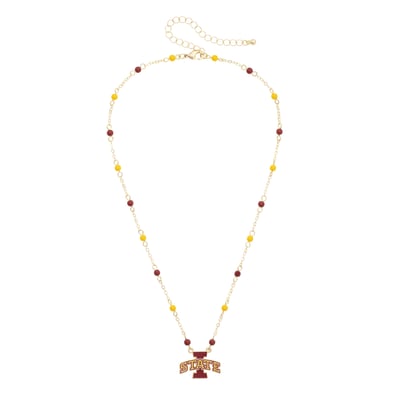Iowa State Cyclones CANVAS Style Women's Logo Layering Necklace