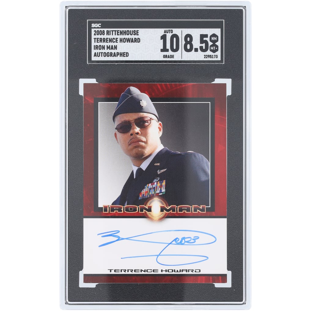 Terrence Howard Iron Man Autographed 2008 Rittenhouse #NNO SGC Authenticated 8.5/10 Card