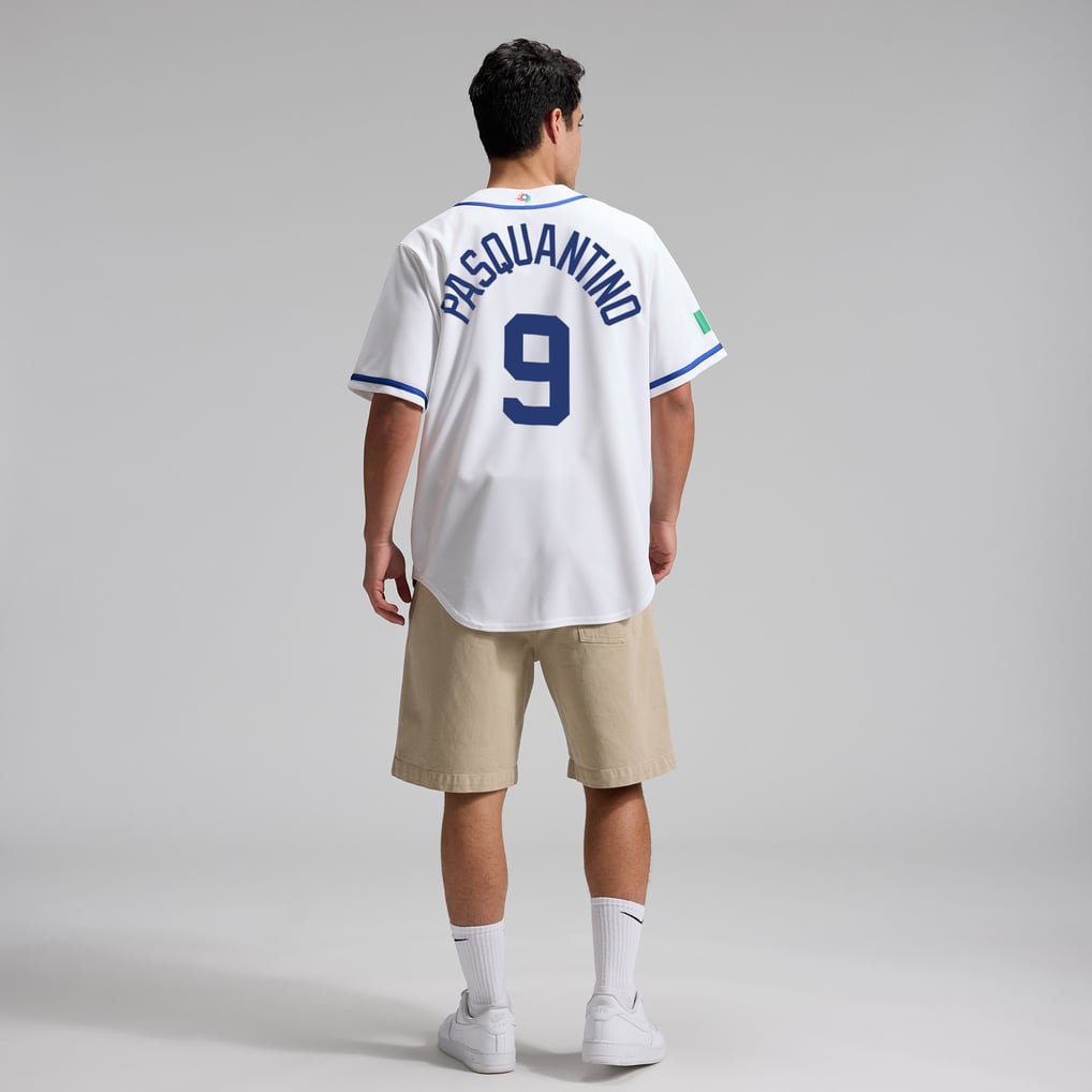Men's Italy Baseball Vinnie Pasquantino Nike White 2026 World Baseball ...