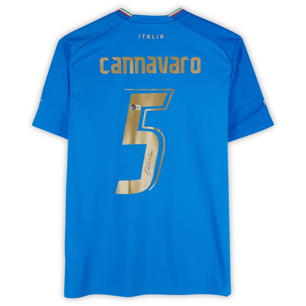 Fabio Cannavaro Italy National Team Autographed Fanatics Authentic 