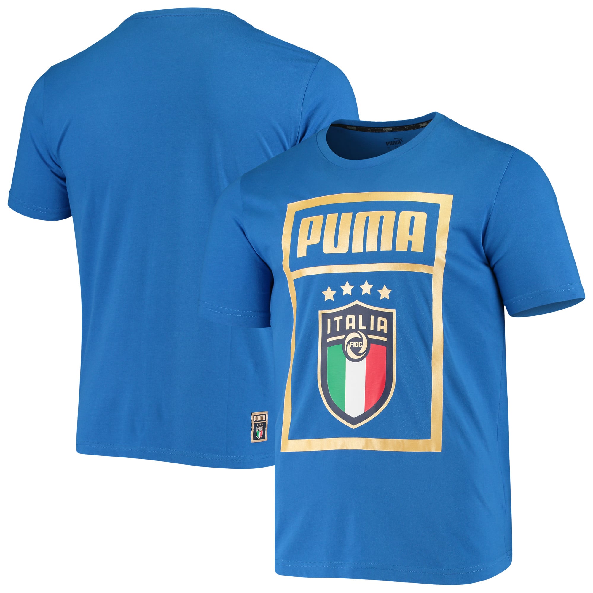 Italy National Team Puma DNA T-Shirt - Blue