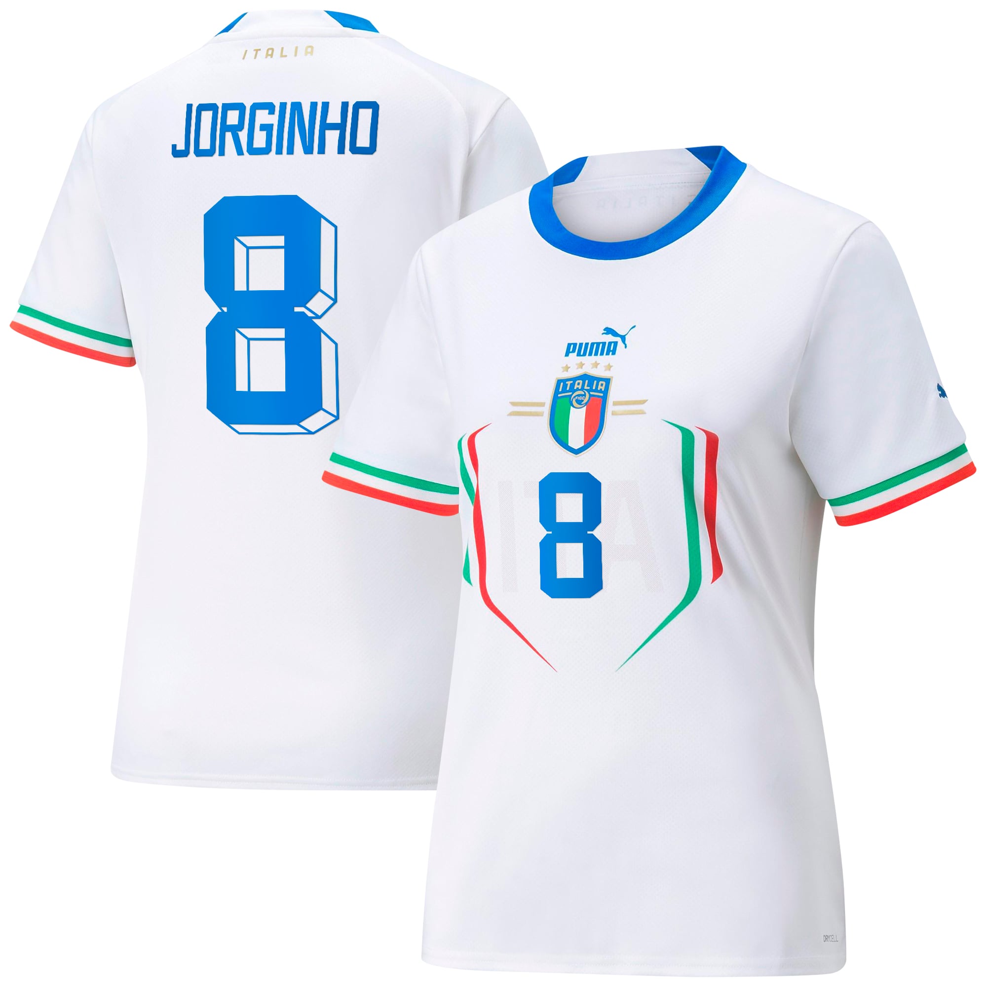 Puma Jorginho Italy National Team Women's White 2022/23 Away