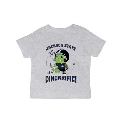 Jackson State Tigers Vive La Fete Infant Dinorrific T-Shirt - Gray