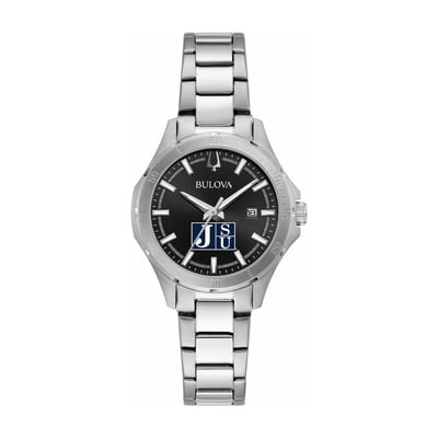 Jackson State Tigers Bulova Women's Stainless Steel Classic Sport Watch - Black