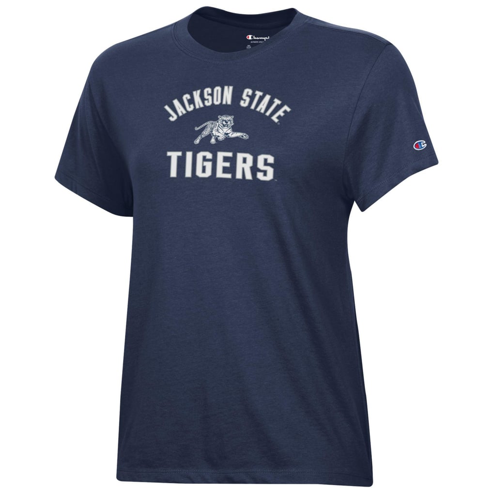  Jackson State Tigers Champion Women's Core T-Shirt - Navy