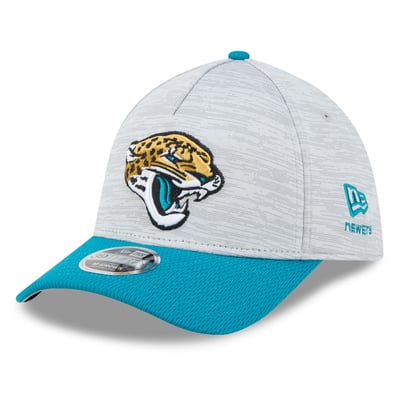 Jacksonville Jaguars New Era  Tech 39THIRTY A-Frame Stretch Hat - Gray
