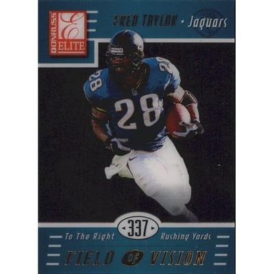 1999 Donruss Elite Field of Vision #5C Fred Taylor/337