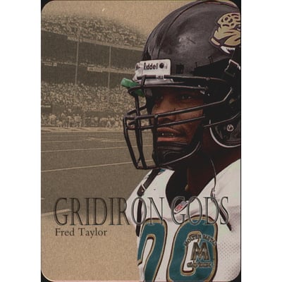 1999 SkyBox Molten Metal Gridiron Gods Gold #GG11 Fred Taylor