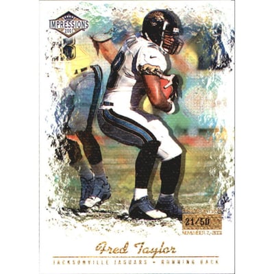 2001 Pacific Impressions Premiere Date #62 Fred Taylor