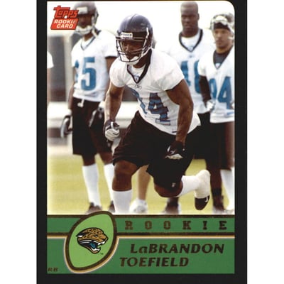2003 Topps Black #353 LaBrandon Toefield
