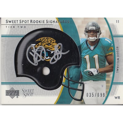 2004 Sweet Spot #275 Reggie Williams AU/699 RC