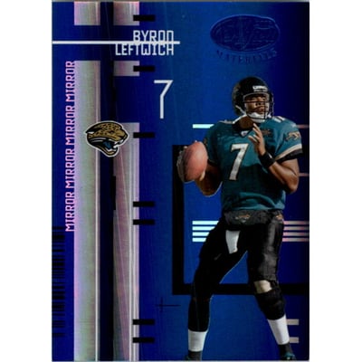 2005 Leaf Certified Materials Mirror Blue #55 Byron Leftwich