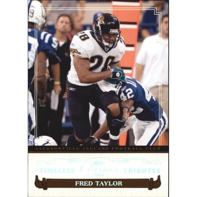 2006 Donruss Classics Timeless Tributes Silver #48 Fred Taylor