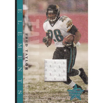 2006 Leaf Rookies and Stars Elements Materials #8 Fred Taylor