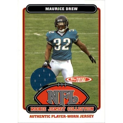 2006 Topps Total Rookie Jerseys #51TE Maurice Drew