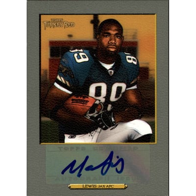 2006 Topps Turkey Red Autographs Gray #MLE Marcedes Lewis E