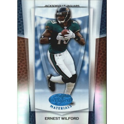 2007 Leaf Certified Materials Mirror Blue #129 Ernest Wilford