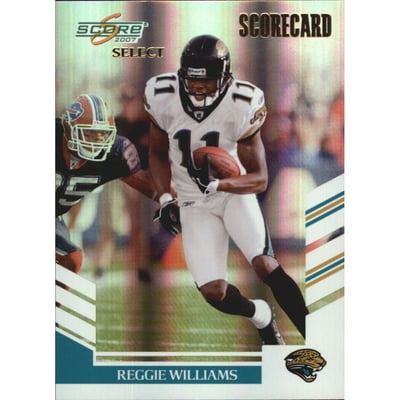 2007 Select Scorecard #233 Reggie Williams