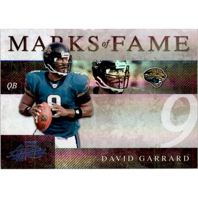 2008 Absolute Memorabilia Marks of Fame Spectrum #23 David Garrard
