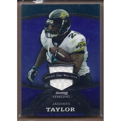 2008 Bowman Sterling Jerseys Blue #66 Fred Taylor