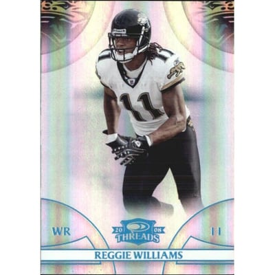 2008 Donruss Threads Platinum Holofoil #64 Reggie Williams